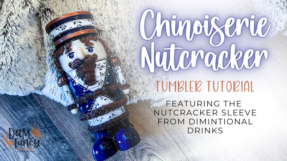 Nutcracker 3D Tumbler Sleeve Tutorial