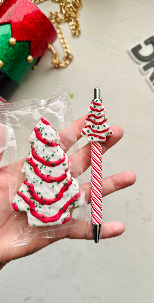 Christmas Cake Pen Sleeve