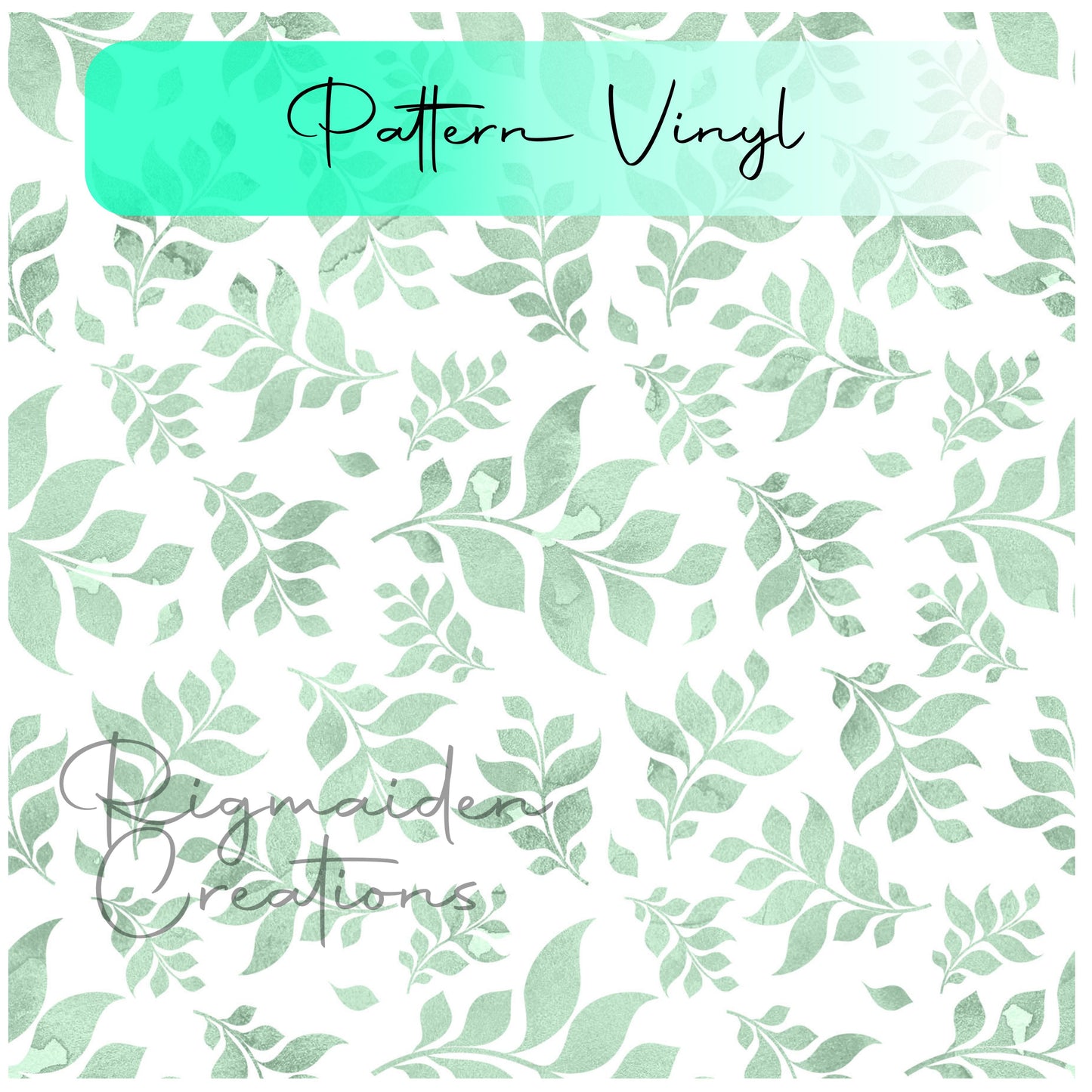 Leafy Tendrils Pattern Vinyl - 12x12