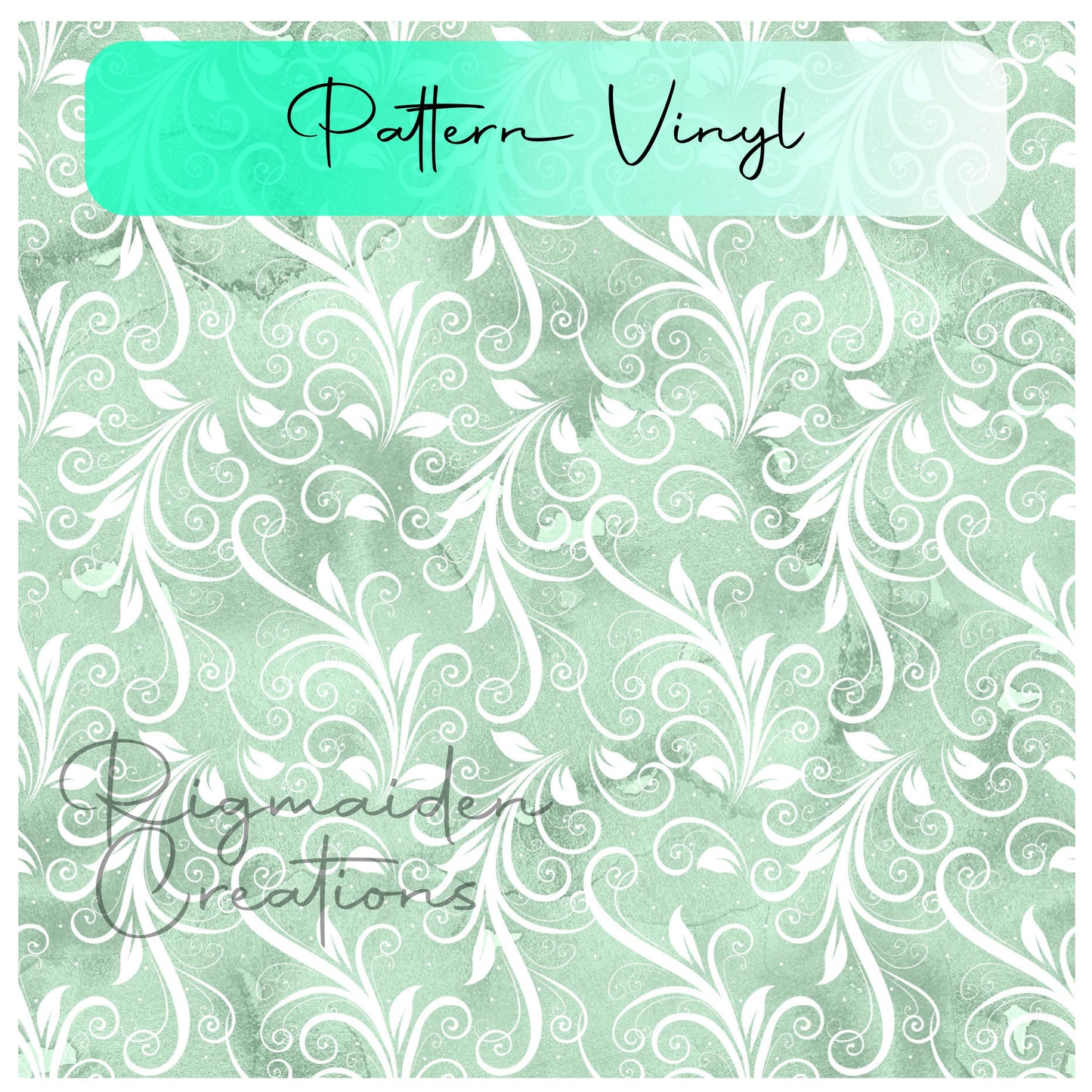 Elegant Swirls Pattern Vinyl - 12x12