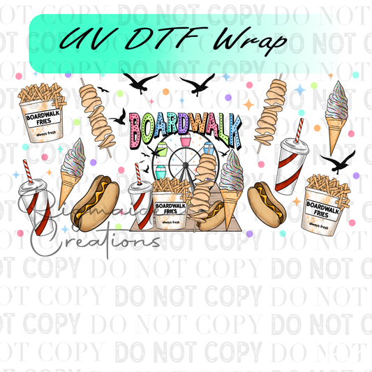 Boardwalk Delights UV DTF Wrap